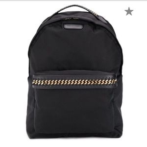 Stella McCartney black backpack